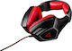 Modecom Volcano MC-831 Rage Over Ear Gaming Headset με σύνδεση 2x3.5mm