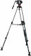 Manfrotto 504X Fluid Video Head with Alu Twin leg tripod MS Video Tripod