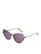 Alexander McQueen Women's Sunglasses with Beige Tartaruga Frame MQ0201S-003