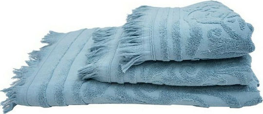Sunshine Hand Towel Fringe 40x60cm Petrol Weight 520gr/m²