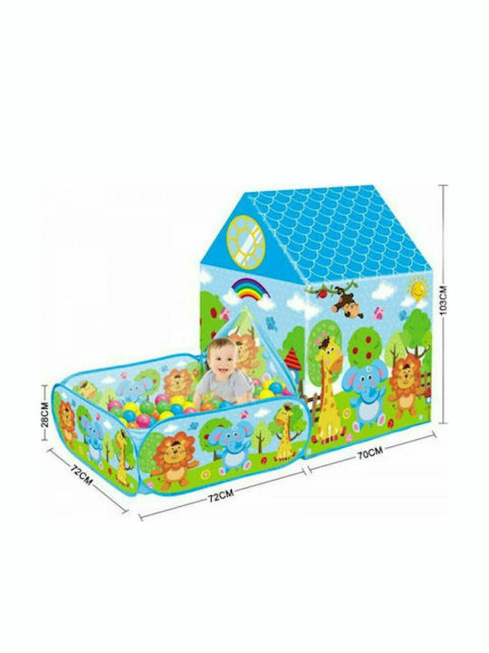 Moni Kids House Play Tent Zoo for 3+ years Multicolour