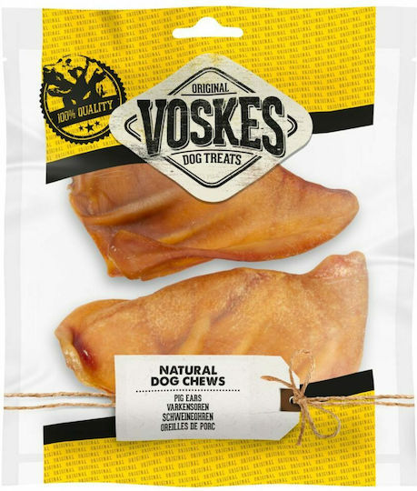 Voskes Voeders Natural Dog Chews Dog Treat Ear from Pork 100gr 2pcs 22958.4118