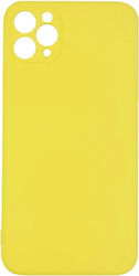 Sonique Liquid Back Cover Silicone Yellow (iPho...