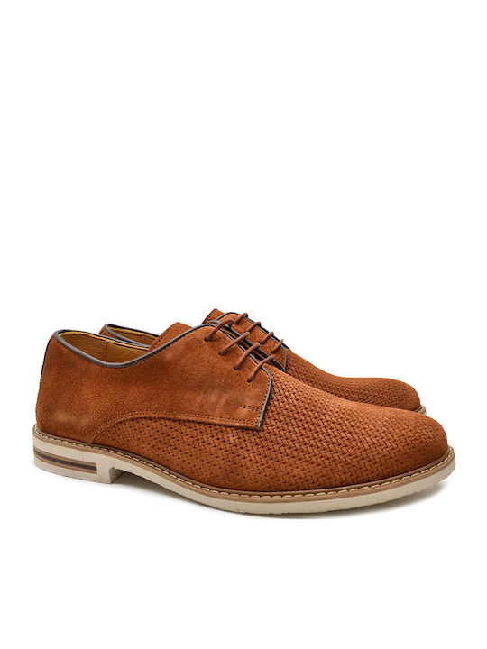 SY-35-03 Leder Herren Freizeitschuhe Tabac Braun