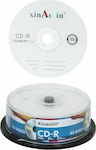 Justnote Εγγράψιμα CD-R 52x 700MB Cake Box 25τμχ