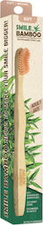 Smile Bamboo Adult Toothbrush Manual Toothbrush Soft Beige 1pcs