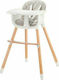 Kinderkraft Sienna Highchair & Fabric Seat Gray