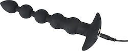 You2Toys Black Velvets Rechargeable Anal Beads Anal Beads with Vibration Black 21cm 05928200000