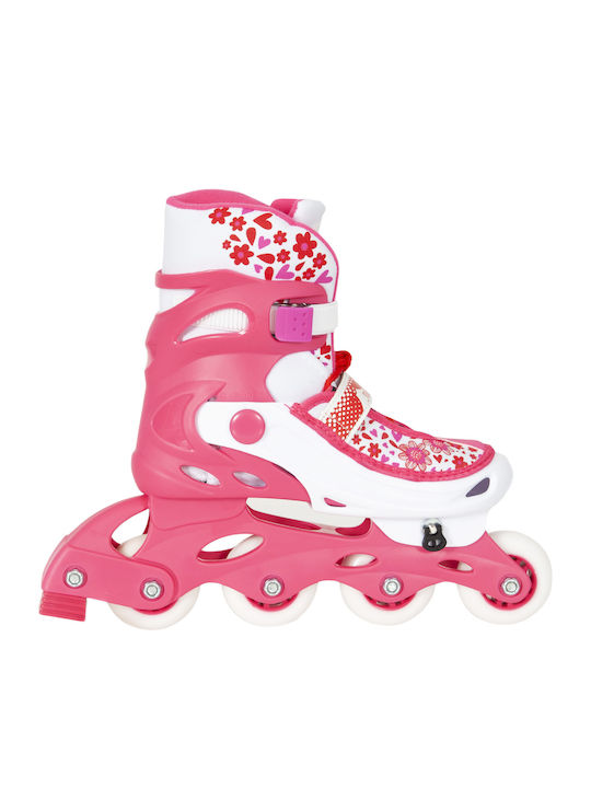AMILA Inline Αυξομειούμενα Rollers Ροζ Παιδικά