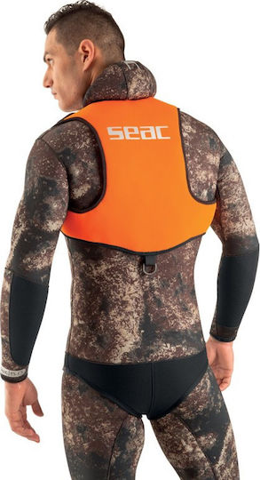 Seac Sub Vest 99-10N Γιλέκο Βαρών Πλάτης Fluo Orange