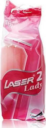 Laser Lady Twin Blade Aparat De Ras 2 Lame 10 Bucăți Laser Lady Twin Blade Aparat De Ras 2 Lame 10 Bucăți