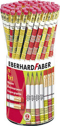 Eberhard Faber Προπαίδεια Set von 72 Bleistiften HB (Μverschiedene Designs/Farben)