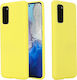 Sonique Liquid Back Cover Silicone Yellow (Gala...