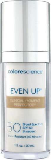 Colorescience Even Up Clinical Pigment Perfector Waterproof Sunscreen Cream Face SPF50 with Color 30ml