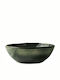 Dutch Rose Organic Ceramic Salad Bowl Green 23x23x8cm