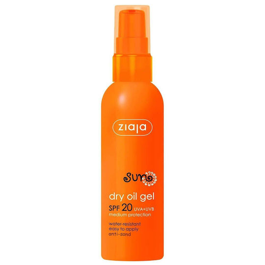 Ziaja Sun Waterproof Sunscreen Oil for Body SPF20 in Spray 90ml