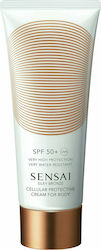 Sensai Silky Bronze Cellular Αδιάβροχη Αντηλιακή Λοσιόν για το Σώμα SPF50 με Χρώμα 150ml