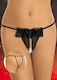 Softline 2349 String Γυναικείο Sexy String Αυτοκινήτου Black