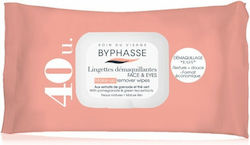 Byphasse Face And Eyes Кърпички Премахване на Грим 40бр