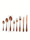 Espiel Prime Fruit Spoon Set Stainless Steel Orange 20cm K12 12 Pieces