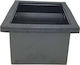 Rhino Coffee Gear Square Неръждаема Кофа за Отпадъци от Кафе 14x15x11см.