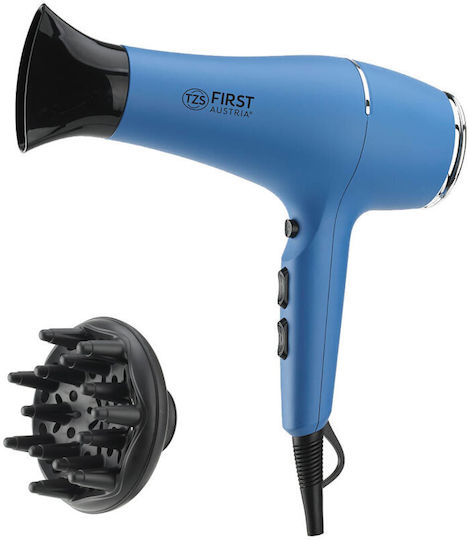 First Austria Ionic Hair Dryer with Diffuser 2200W Blue