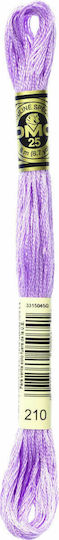 DMC Thread Embroidery Mouliné 117 Cotton in Purple color 8m Lavender Medium