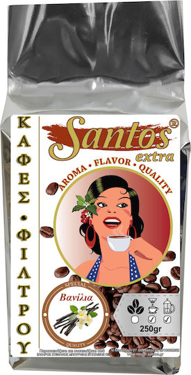 Santos Extra Filter Coffee Vanilla Vanilla Ground 250gr