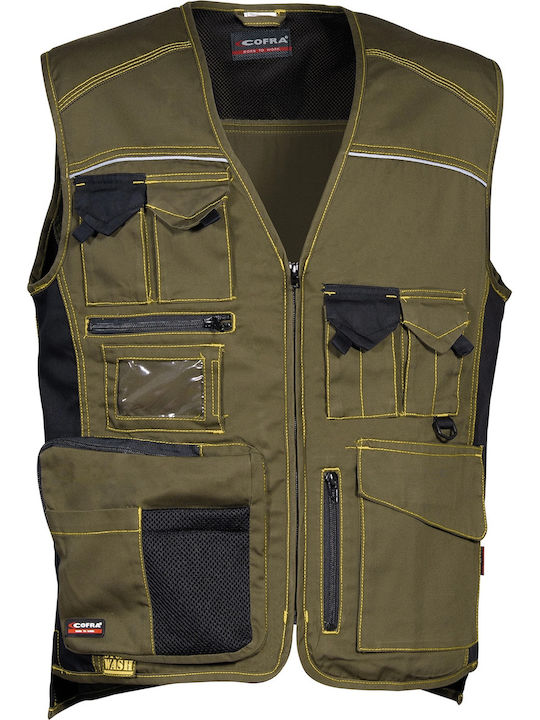 Cofra Expert Safety Vest Brown V016-0-03