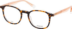 Polaroid Plastic Eyeglass Frame Brown Tortoise PLD D393 KRZ