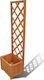 vidaXL Blumenkasten Hölzernes Braun 40x30x135cm.