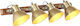 vidaXL Industrial Wall Lamp with E27 Bronze 90x25cm