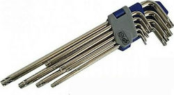 Inter Set chei Torx cu 9 bucăți în formă L