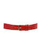 Tzevelion Leather Strap Red 18mm