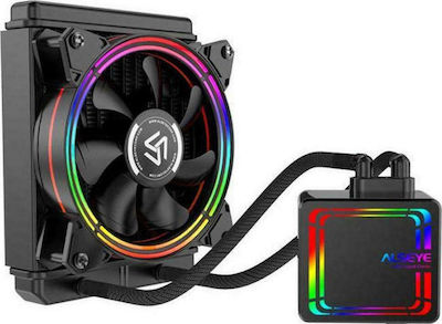 Alseye H120 RGB Wasserkühlung für Prozessor Einzelner Ventilator 120mm für Sockel AM4/1200/115x