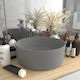 vidaXL Vessel Sink Ceramic 40x40x15cm Gray