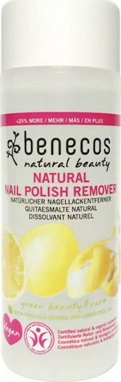 Benecos Natural Nail Polish Remover Ξεβαφτικό Νυχιών χωρίς Ασετόν 125ml