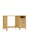 Desk Hill made of Solid Wood Beige 120x50x74cm