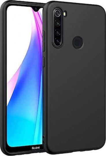 Sonique Liquid Back Cover Σιλικόνης Μαύρο (Redmi Note 8T)