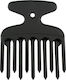 Assim Πιρούνα Comb Hair for Detangling Black