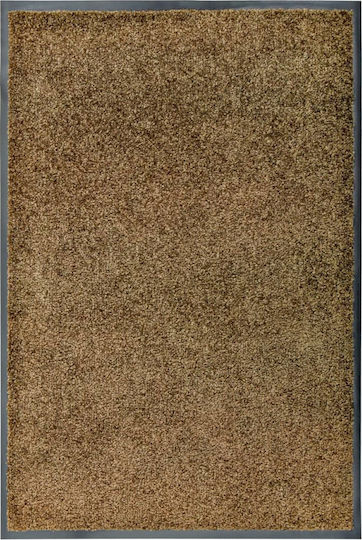 vidaXL Fußmatte Teppich mit rutschfester Unterlage Coffee 60x90cm