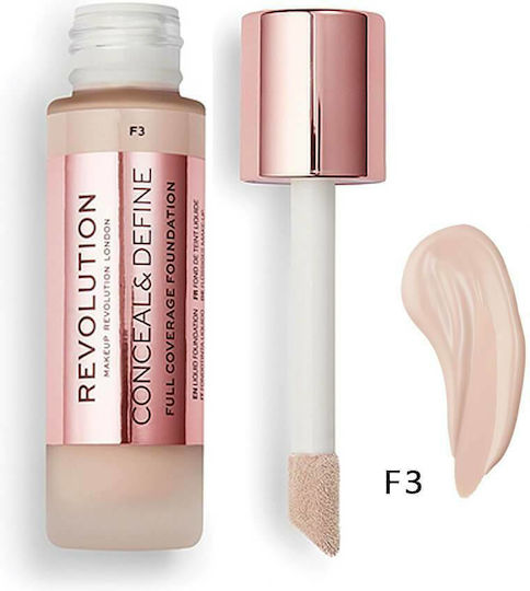 Revolution Beauty Conceal & Glow Foundation F3 23ml