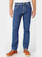 Texas Men's Jeans Pants with Regular Straight Fit Navy Blue