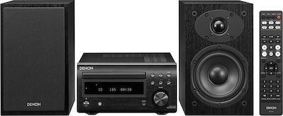 Denon Ηχοσύστημα D-M41DABBKBKEKGE 60W με CD / Digitale Medien Player, WiFi και Bluetooth Schwarz