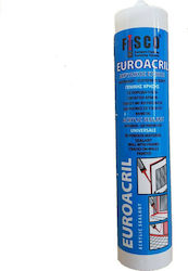 Fisco Euroacril Ακρυλική Σιλικόνη Λευκή 280ml Fisco Euroacril Ακρυλική Σιλικόνη Λευκή 280ml