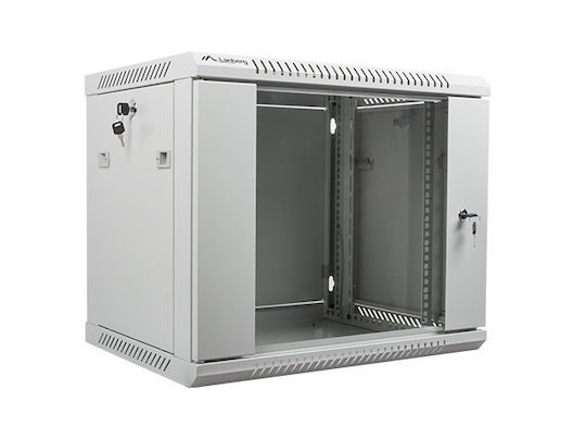 Lanberg Wall Mounted Rack Cabinet 9U 60x45x51.23cm Gray WF01-6409-10S