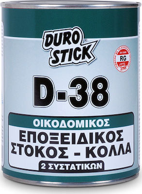 Durostick D-38 Εποξική Κόλλα Μετάλλων 2 Συστατικών Γκρι 1kg