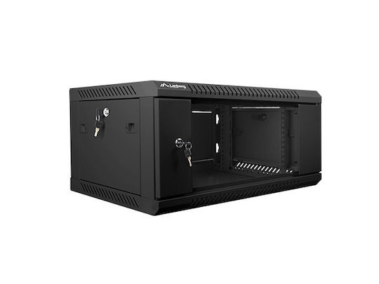 Lanberg Montat pe perete Cabinete Rack 4U 60x45x29cm Negru WF01-6404-10B