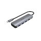 Unitek USB-C Docking Station με HDMI 4K PD Γκρι (H1107E)