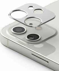 Ringke Styling Protecție Cameră Cadru metalic Argint pentru iPhone 12 mini